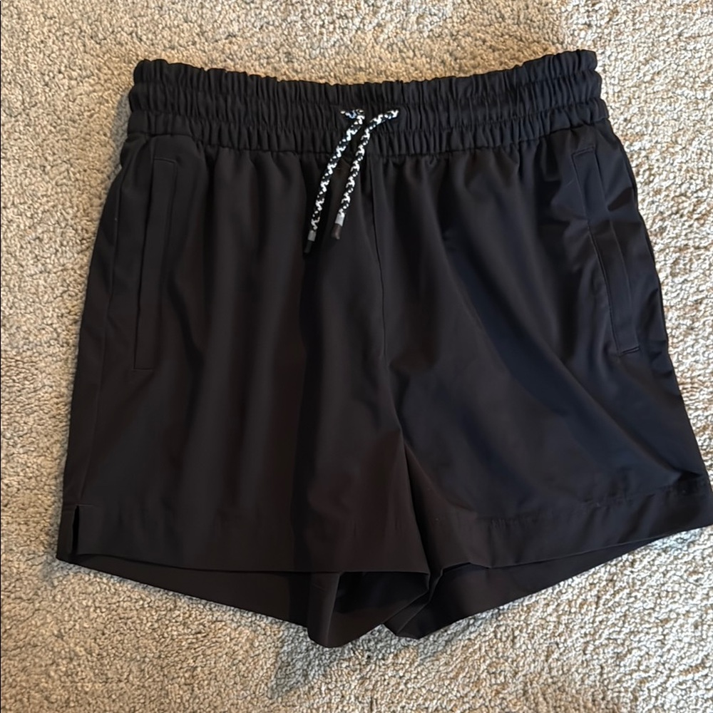 Athleta Black Elastic Waist Shorts